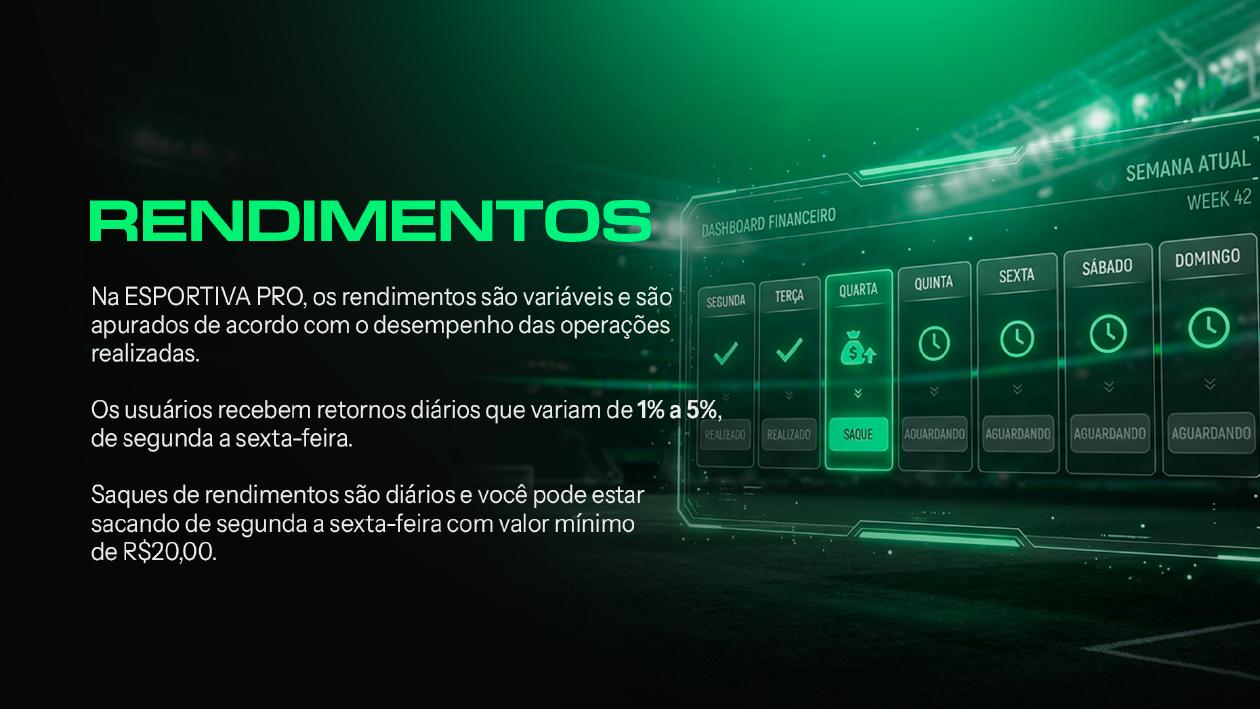 Rendimentos Esportiva Pro